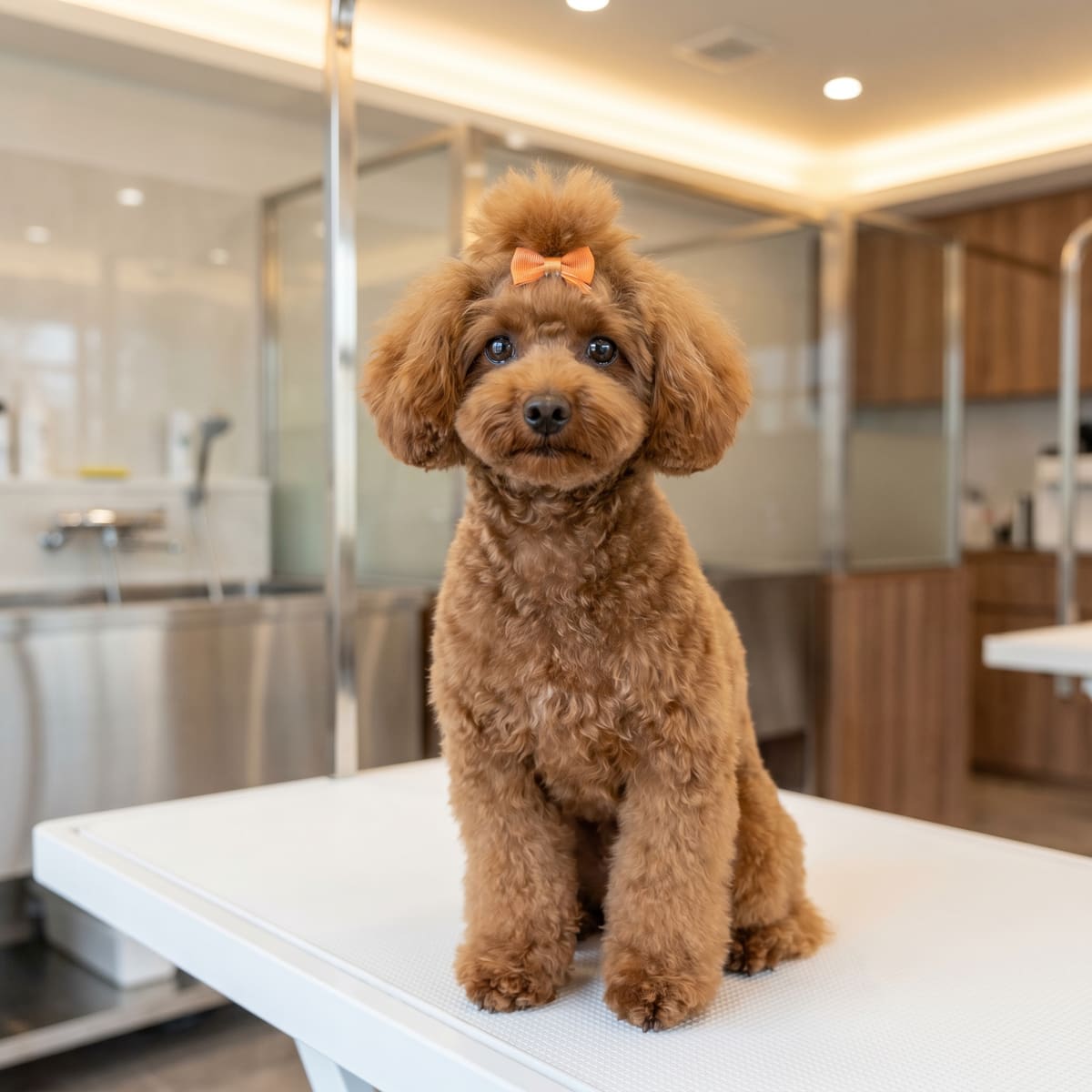 Caniche con corte teddy